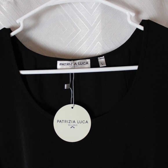 Patrizia Luca NWT Black Formal Dress Size Large - Picture 3 of 5